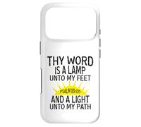 Thy Word Is A Lamp Unto My Feet And A Light Unto My Path KJV Case for iPhone 17 Pro
