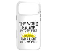 Thy Word Is A Lamp Unto My Feet And A Light Unto My Path KJV Case for iPhone 17 Pro Max