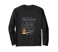 Thy Word is a Lamp Unto My Feet Long Sleeve T-Shirt
