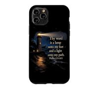 Thy Word is a Lamp unto My Feet - Psalm 119:10 Faith Verse Case for iPhone 11 Pro