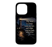 Thy Word is a Lamp unto My Feet - Psalm 119:10 Faith Verse Case for iPhone 14 Pro Max