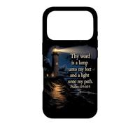 Thy Word is a Lamp unto My Feet - Psalm 119:10 Faith Verse Case for iPhone 17 Pro