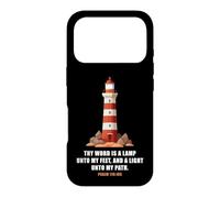 Thy Word is a Lamp unto My Feet - Psalm 119:10 Faith Verse Case for iPhone 17 Pro