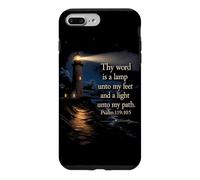 Thy Word is a Lamp unto My Feet - Psalm 119:10 Faith Verse Case for iPhone 7 Plus/8 Plus