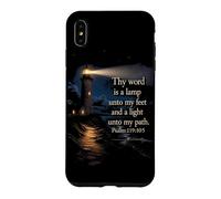 Thy Word is a Lamp unto My Feet - Psalm 119:10 Faith Verse Case for iPhone XS Max