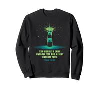 Thy Word is a Lamp unto My Feet - Psalm 119:10 Faith Verse Sweatshirt