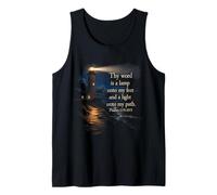 Thy Word is a Lamp Unto My Feet - Psalm 119:10 Faith Verse Tank Top