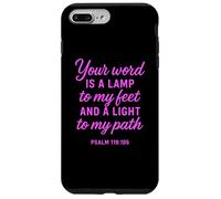 Thy Word Is A Lamp Unto My Feet Psalms 119:105 Faith Bible Case for iPhone 7 Plus/8 Plus