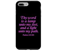 Thy Word Is A Lamp Unto My Feet Psalms 119:105 Faith Verse Case for iPhone 7 Plus/8 Plus