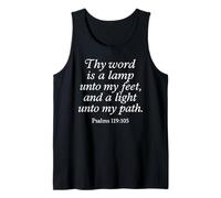 Thy Word is A Lamp Unto My Feet Psalms 119:105 Faith Verse Tank Top