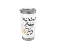 Thy Word is a Lamp Unto My Feet Stainless Steel Insulated Tumbler