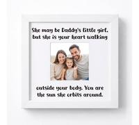 THYGIFTREE Graduation Gifts for Mom from Daughter - Empty Nest Gift for Parents - Roots and Wings Quote Picture Frame - College Moving Away Keepsake - Sentimental High School Senior Present