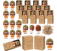 Thyle 100 Sets Little Jesus Loves You Figures Bulk Christian Gift Mini Pocket Jesus Figurines with Storage Box for Grandparents Day Church Bible Study Sunday School Religious Baptism Gift (Classic)