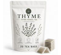 Thyme - 20 Tea Bags - Natural Respiratory Wellness, Immune Support & Antioxidant Rich Herbal Infusion | 100% Pure Traditionally Harvested Leaves