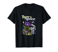 Thyme and Space Astronaut Plant Parent Cottagecore T-Shirt