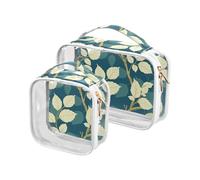 Thyme Leaf Beigeal Toiletry Bag Men TSA Approved Waterproof Small Makeup Bag Travel Essential