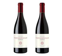 Thymiopoulos Xinomavro Greek Red Wine 75cl - Pack of 2 | 13% ABV