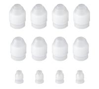 Thyonta 12 Pcs Cream Laminating Nozzles Connector Laminating Bag Converter, Small Medium Large, Reusable Laminating Nozzles for Decorating Cakes, Pastries and Cupcakes