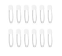 Thyonta 12 PCS Essential Baby Nappy Safety Pins - 2.2 Inch 55mm Durable Head Fasteners Cloth Diapering Solution, 2401-27A
