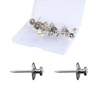 Thyonta 20 PCS Picture Hanging Nails - Double-Headed Wall Nails Pushpin Hook Hangers Decorative for Home Classroom Office Study Room Drywall
