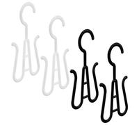 Thyonta 4PCS Multi-Functional Sports and Drying Hooks Wet and Dry Thicker and Thickened Plastic Double-Head Hooks Suitable for Shoe Racks Coat Hangers