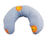 Thyonta Cat Comfort - Pillow for Cats U-Shaped Plush Toy & Catnip Pillow Soft Fluffy Pet Calming Toy for Sleeping, Resting, Playing (Blue)