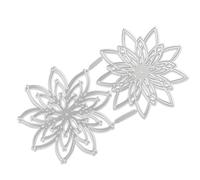Thyonta Flower Cutting Dies - Vintage Cutting Dies Cut Stencils for DIY Scrapbooking Photo Album Decorative Embossing Paper Dies for Card Making Templated+Cute Brooch Pin