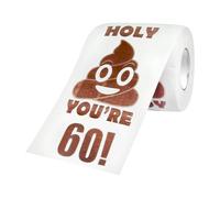 Thyonta Funny Toilet Paper - Birthday Party Tissue Paper丨Gag Toilet Paper Roll 50th Birthday Gift for Birthday Gifts, Party Favor Fillers, Pranks and More (D)