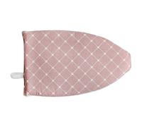 Thyonta Handheld Mini Home Ironing Pad High Temperature Resistant Steam Ironing Sponge Gloves Suitable for Home, Hotel, Laundry（Pink Check）