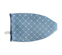 Thyonta Handheld Mini Home Ironing Pad High Temperature Resistant Steam Ironing Sponge Gloves Suitable for Home, Hotel, Laundry（Blue Plaid）