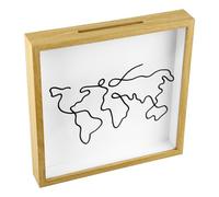 Thyonta Memory Shadow Story Wooden Creative Souvenir Keepsake Frame Box for Various Movie Stamps 29*29CM