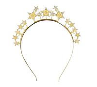 Thyonta Rhinestone Star Headband Crown Dazzle The Night with Our Sparkling Star Headbands for Women & Girls - Christmas Edition for Parties Festival Wedding and More