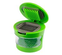 Thyonta Stainless Steel Garlic Press Mini Garlic Chopper Crusher Cutter Hand Manual Food Chopper Easy to Clean for Home Kitchen Tool