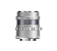 Thypoch Simera 28mm f/1.4 Full Frame X Mount Lens for Fuji Cameras, for Fujifilm X Mount X-H1, X-H2, X-H2S, Manual Focus X-Mount Silver