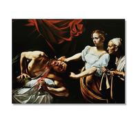 Thyrhntr Canvas Art - Judith Beheading Holofernes Poster, Oil Painting Reproduction, Baroque Wall Art, Bedroom & Living Room Decor (COLOR 6)