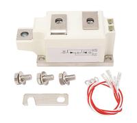 Thyristor Diode Power Module, Bidirectionally Controllable SCR Diode Module, 1600V Peak Voltage with Copper Base, PC Material Thyristor Rectifier for Motor Control and Power Supply (JLSKKT 330/16E)