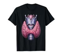 Thyroid Anatomy Endocrinology Medical Illustration Diagram T-Shirt