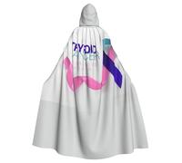 Thyroid Cancer Awareness Month Halloween Witch Cloak Unisex Hooded Cloak For Festive Party Costume