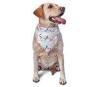 Thyroid Cancer Awareness Month Summer Dog Bandanas Girl Bulk Puppy Kerchief Adjustable Soft Triangle Bibs Accessories for Small Medium Large Dogs Cats
