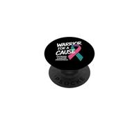 Thyroid Cancer Awareness Purple September Thyroid Cancer PopSockets Adhesive PopGrip