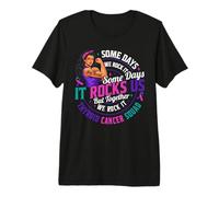 Thyroid Cancer Awareness Support Family Premium T-Shirt
