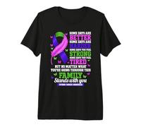Thyroid Cancer Awareness Support Family Premium T-Shirt