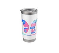 Thyroid Cancer Butterfly - Thyroid Survivor Thyroid Cancer Stainless Steel Insulated Tumbler