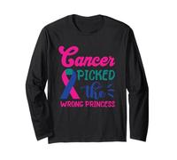 Thyroid Cancer Cancer Pick The Wrong Princess Thyroidectomy Long Sleeve T-Shirt