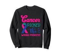 Thyroid Cancer Cancer Pick The Wrong Princess Thyroidectomy Sweatshirt
