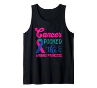 Thyroid Cancer Cancer Pick The Wrong Princess Thyroidectomy Tank Top