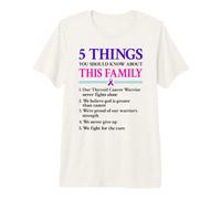 Thyroid Cancer Family Support Premium T-Shirt