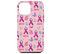 Thyroid Cancer Fight Warrior Gifts Thyroid Ribbon Awareness Case for iPhone 12 Pro Max