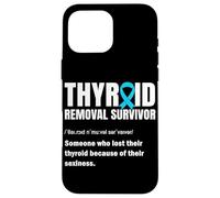 Thyroid Cancer Survivor Thyroid removal Case for iPhone 16 Pro Max