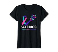 Thyroid Cancer Warrior Survivor Thyroid Cancer Awareness Value Graphic T-Shirt